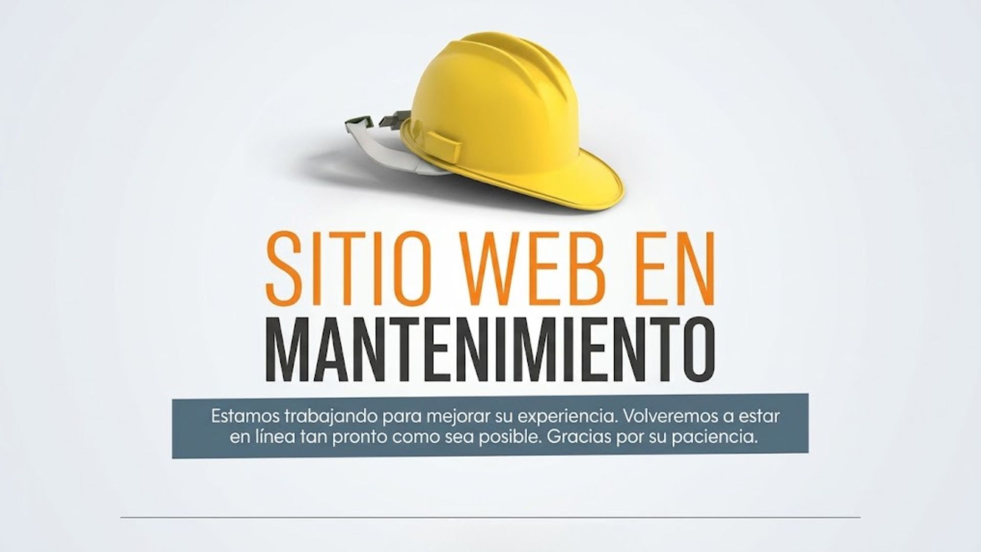 Sitio en mantenimiento